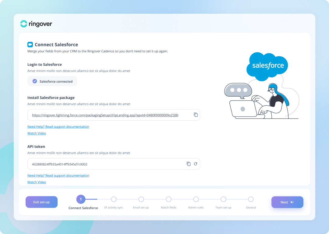 Onboarding step 1