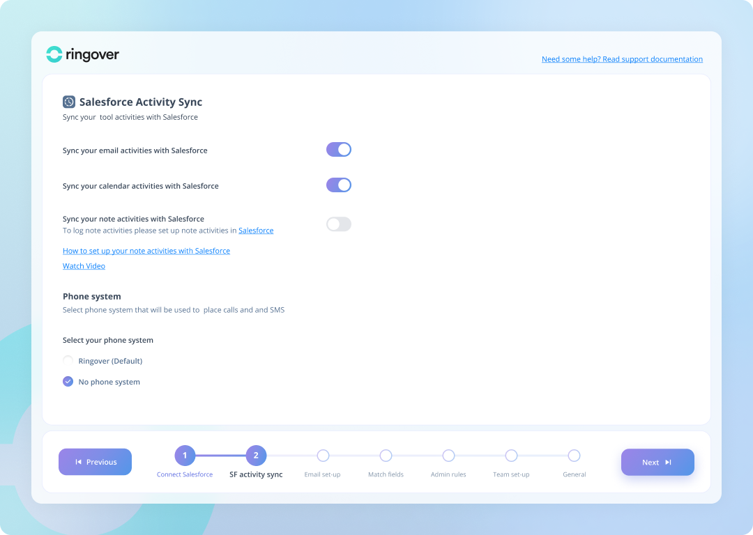 Onboarding step 2