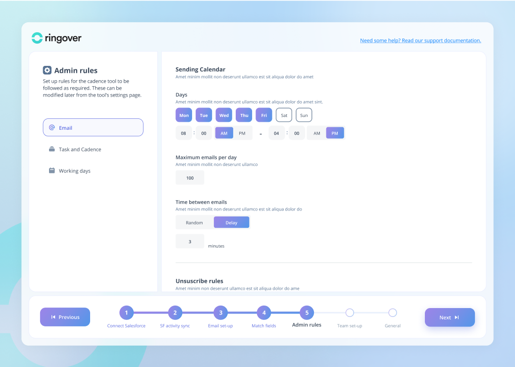 Onboarding step 5
